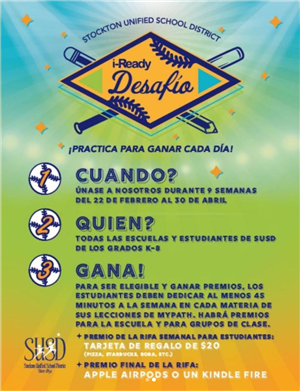 Desafio de i-Ready en SUSD 